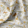 Printed Cotton SARAFOU White / Camel